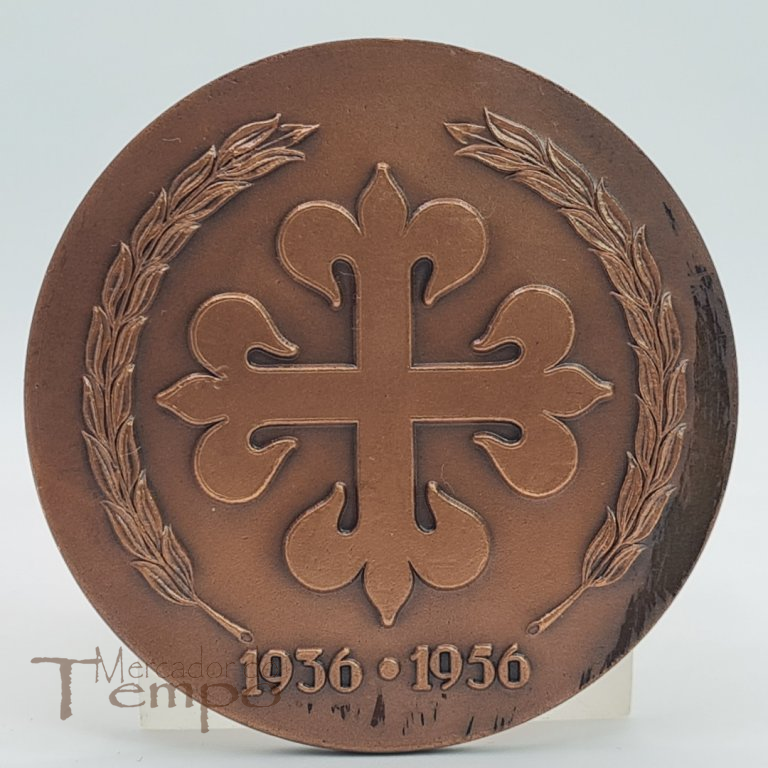 Medalha cobre Legião Portuguesa XX Aniversário, 1936-1956