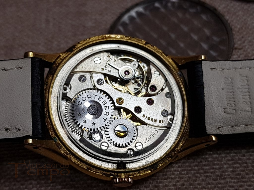 Relógio de Homem Cortebert em Plaqué anos 50