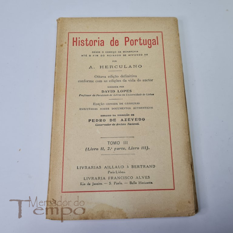 História de Portugal, 4 Volumes por Alexandre Herculano