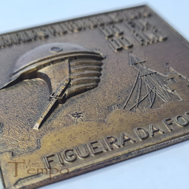 Placa esmaltada Arte & Sport Jornadas Automobilisticas, Figueira da Foz, 1972