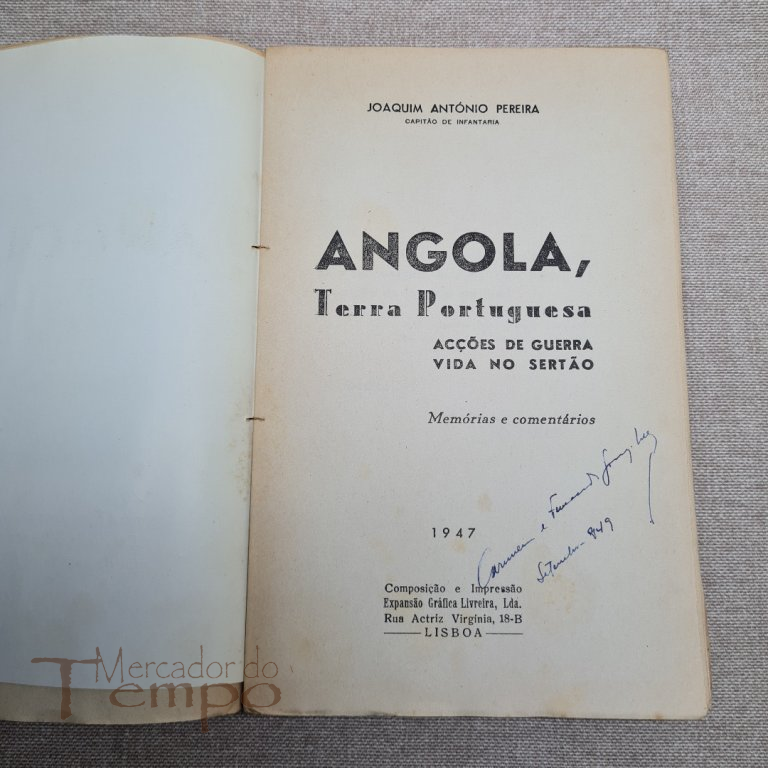 Angola Terra Portuguesa - Joaquim António Pereira 1947