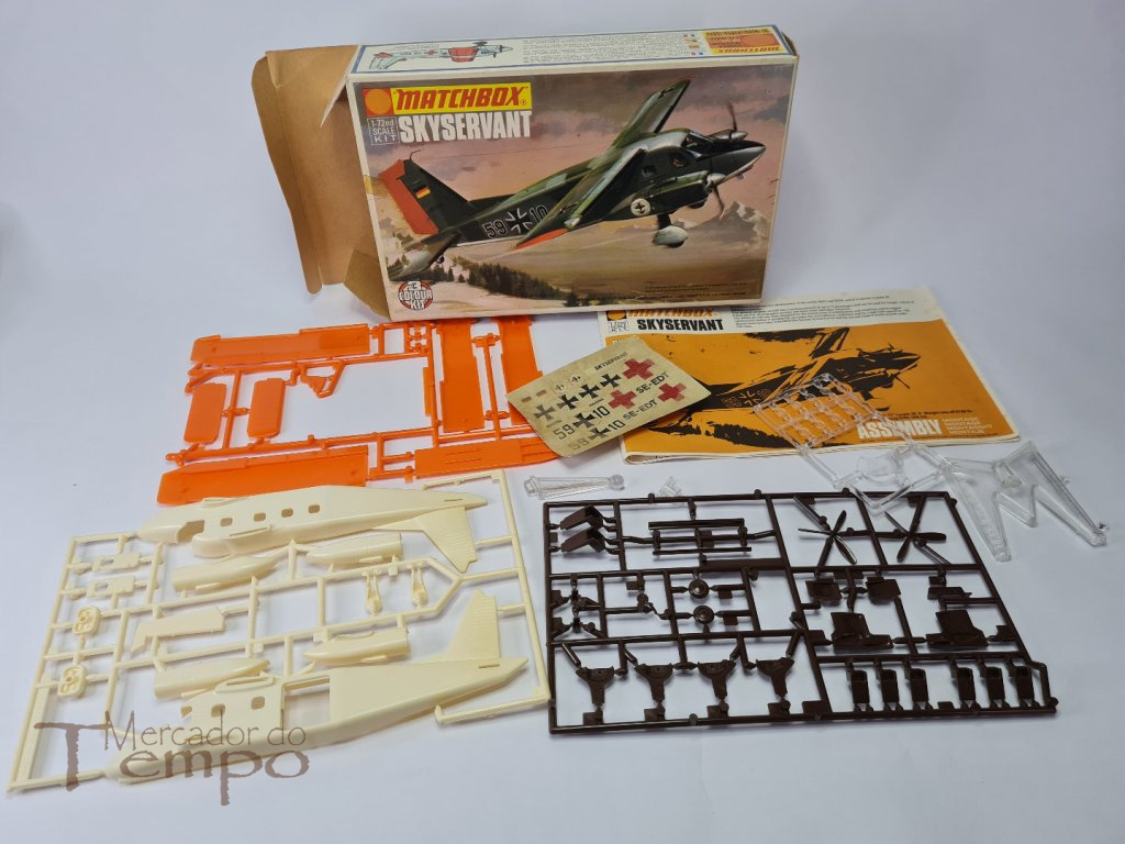 Kit antigo da Matchbox, escala 1/72 Avião Dornier Skyservant  PK-107