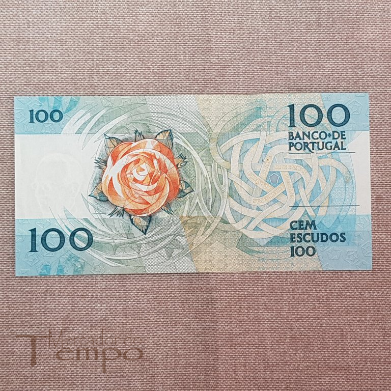 Portugal Nota 100$00 escudos Fernando Pessoa 1986