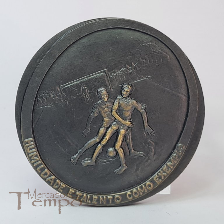 Medalha bronze comemorativa SL Benfica, Eusébio, 1992
