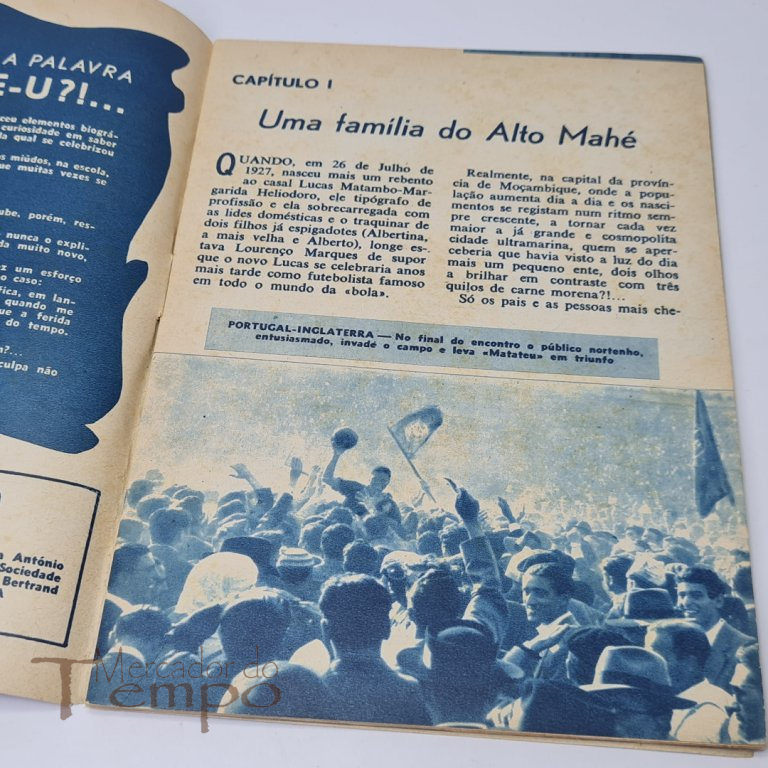 Colecção Idolos do Desporto n°3 , Matateu, 1956