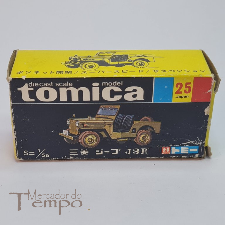 Miniatura Tomica Jeep Mitsubishi J3R #25 c/caixa original