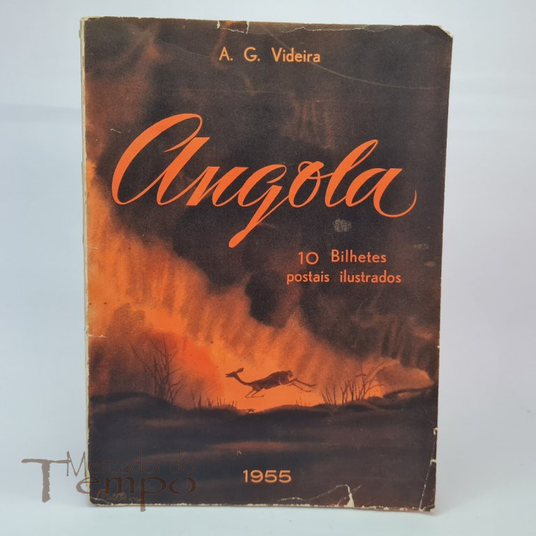 Angola 10 Bilhetes Postais Ilistrados, A.G.Videira, 1955. Ilustrações do grande pintor Africano, Neves e Sousa