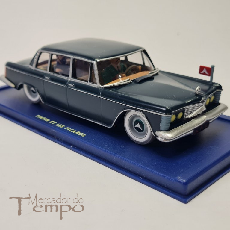 Miniatura 1/43 Tintin, Mercedes 600 Zil 114, Tintin et les picaros edições Atlas
