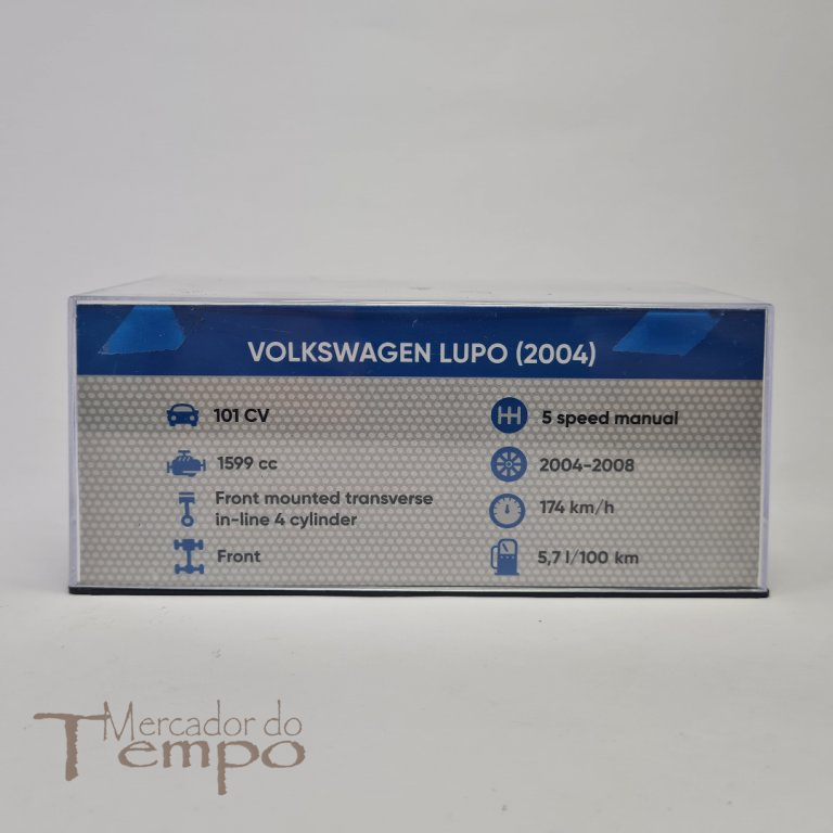Miniatura 1/43 Altaya Volkswagen Lupo - 2004