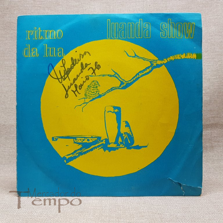 Disco 45 rpm Luanda Show - Ritmo da Lua, Ngola LD 231. 