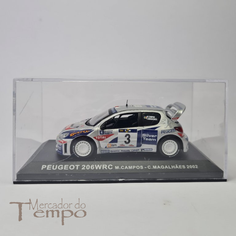 Miniatura 1/43 Altaya Rallye de Portugal 2002, Peugeot206 WRC