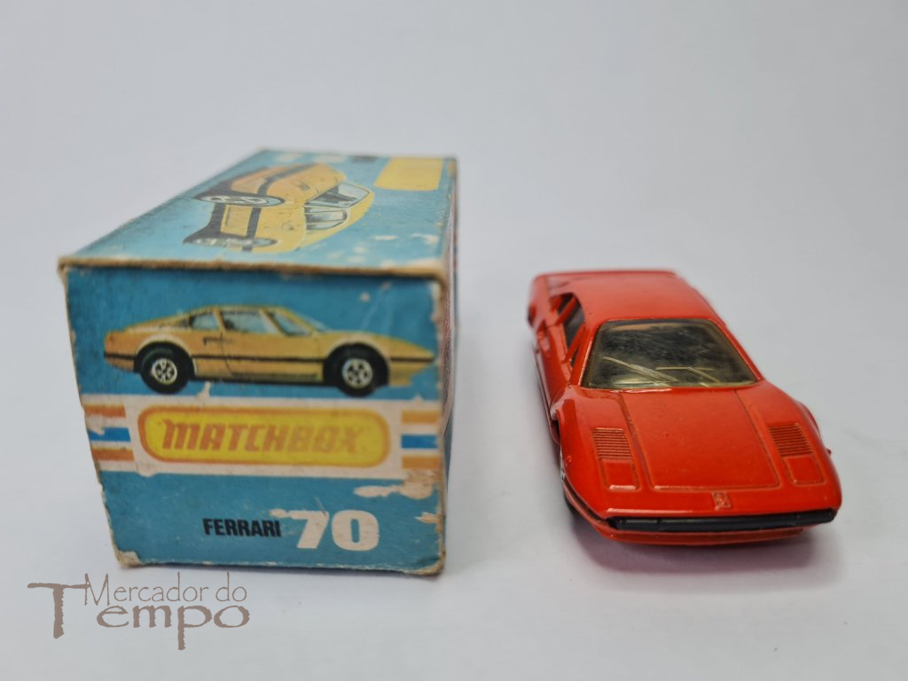 Miniatura Matchbox Ferrari #70 com caixa original