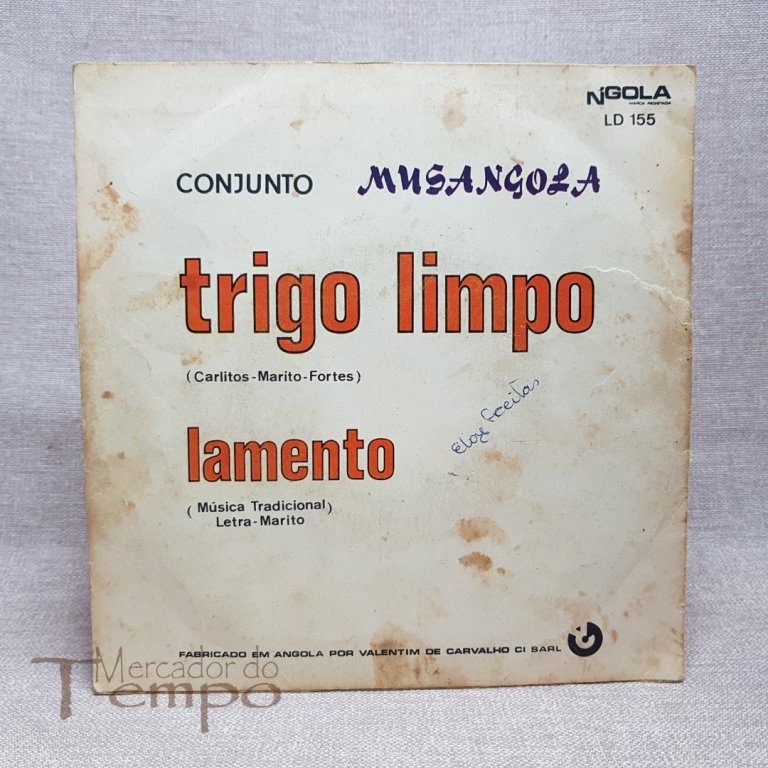 Disco 45 rpm N'Gola - Conjunto Musangola - Trigo Limpo 