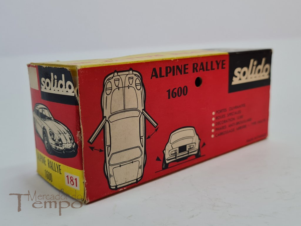 Miniatura Sólido Renault Alpine Rallye 1600 caixa original