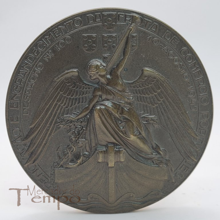 Medalha bronze João da Silva. 1º Congresso da Marinha Mercante Nacional, 1951