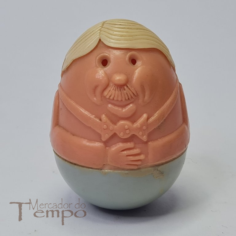 Brinquedo Português Figura em plástico/celuloide, brinde de detergente sempre em pé