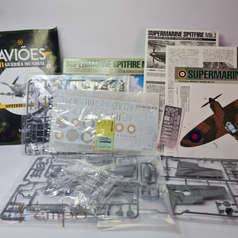 Kit 1/48 Avião Tamiya Supermarine Spitfire MK.I