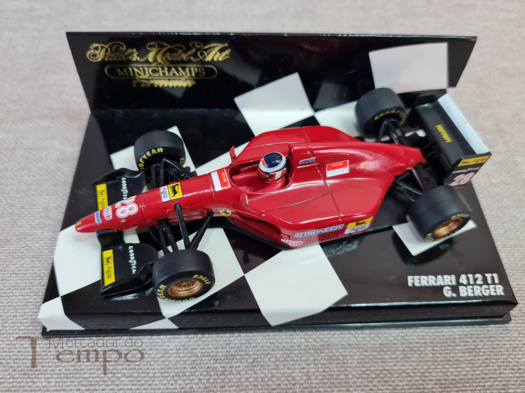 Miniatura 1/43 Minichamps F1 Ferrari 412 t1 Gerard Berger