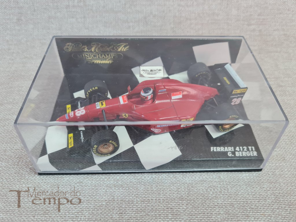 Miniatura 1/43 Minichamps F1 Ferrari 412 t1 Gerard Berger