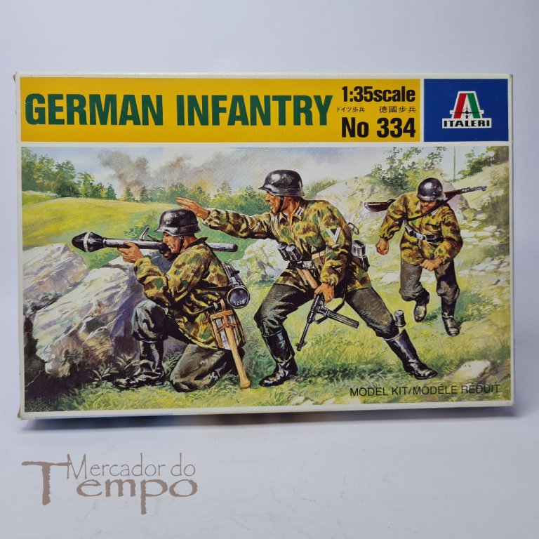 Kit figuras militares 1/35 Italeri German Infantry #334