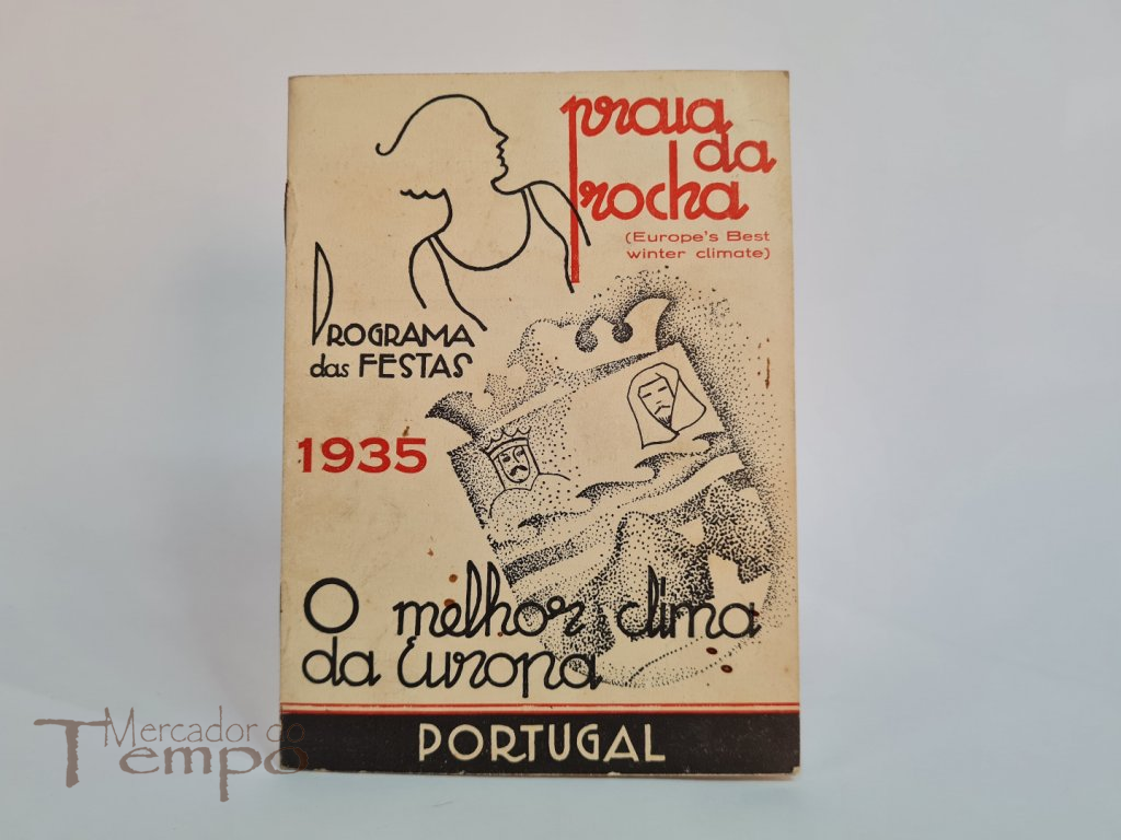 Invulgar Programa de Festas da Praia da Rocha Portimão (Algarve) de 1935,