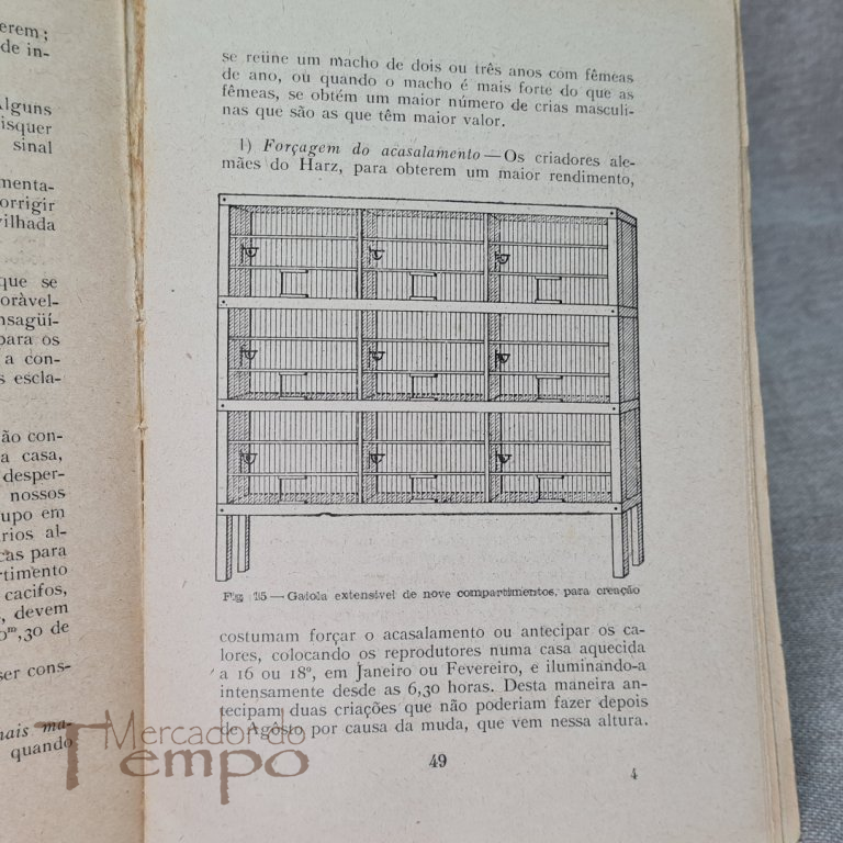 Criação de Canários e seus Hibridos - Joaquim Pratas - 1941