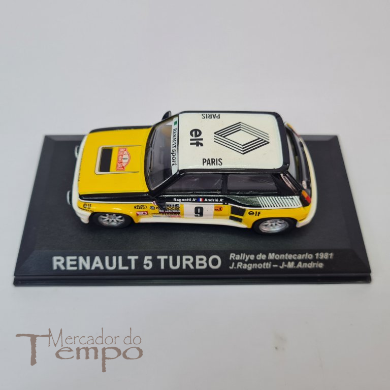 Miniatura 1/43 Altaya Rallye de MonteCarlo 1981, Renault 5 Turbo #9