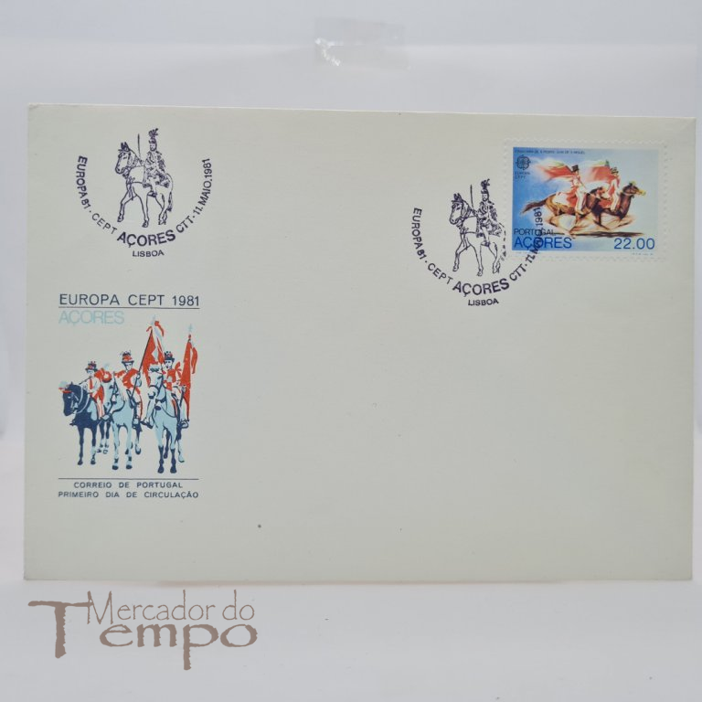 Conjunto de 3 Envelopes Primeiro dia dos Açores 