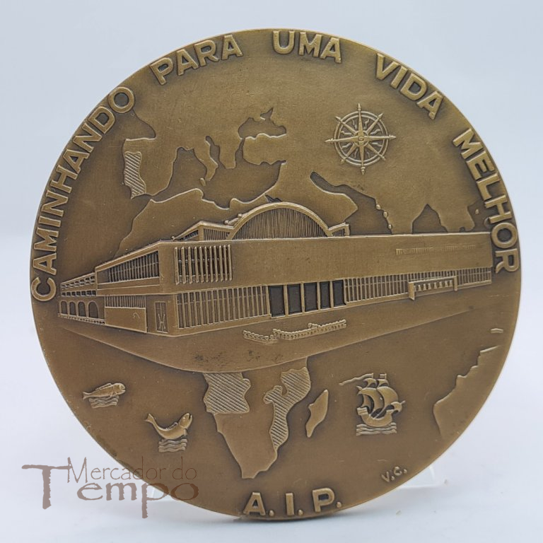 Medalha bronze 1º Centenário da Associação Industrial Portuguesa 1860-1960