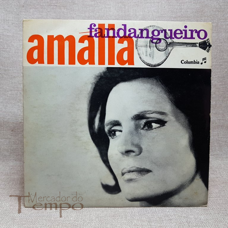 Disco 45 rpm Amália Rodrigues - Fandangueiro - SLEM 2198 