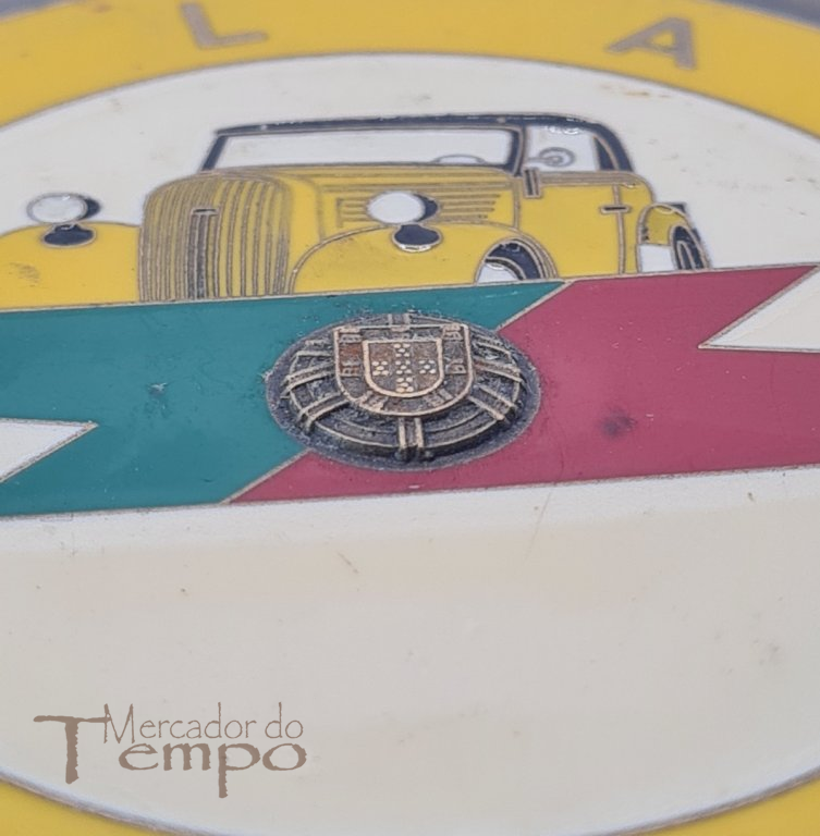 Medalha bronze esmaltada Clube Lusitano do Automóvel Clássico