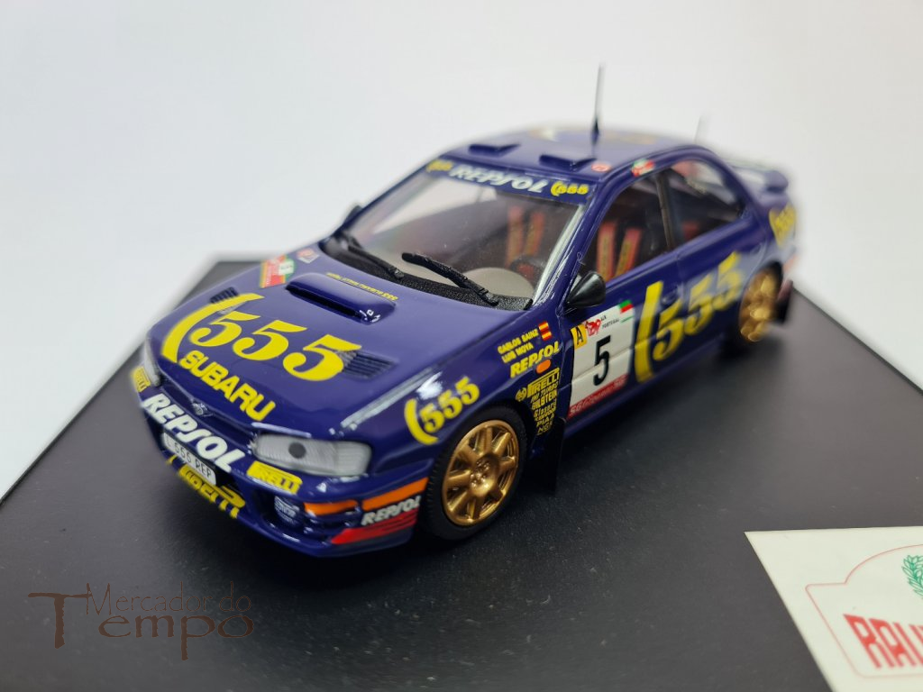 Miniatura 1/43 da Troféu / ACP, Subaru Impreza WRC - Rally de Portugal #5, vencedor 1995