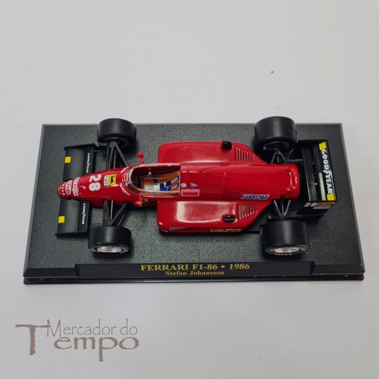 Miniatura 1/43 Altaya Ferrari  F1 -86 1986, Stefan Johansson #28