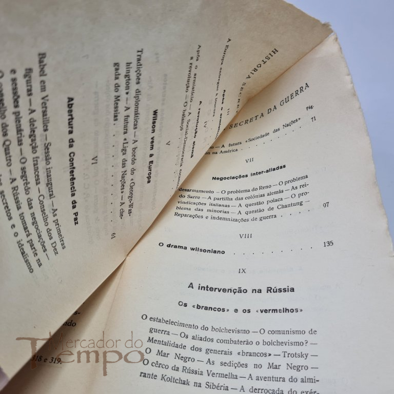 4 Volumes - História Secreta da Guerra, Adolfo Coelho, 1936