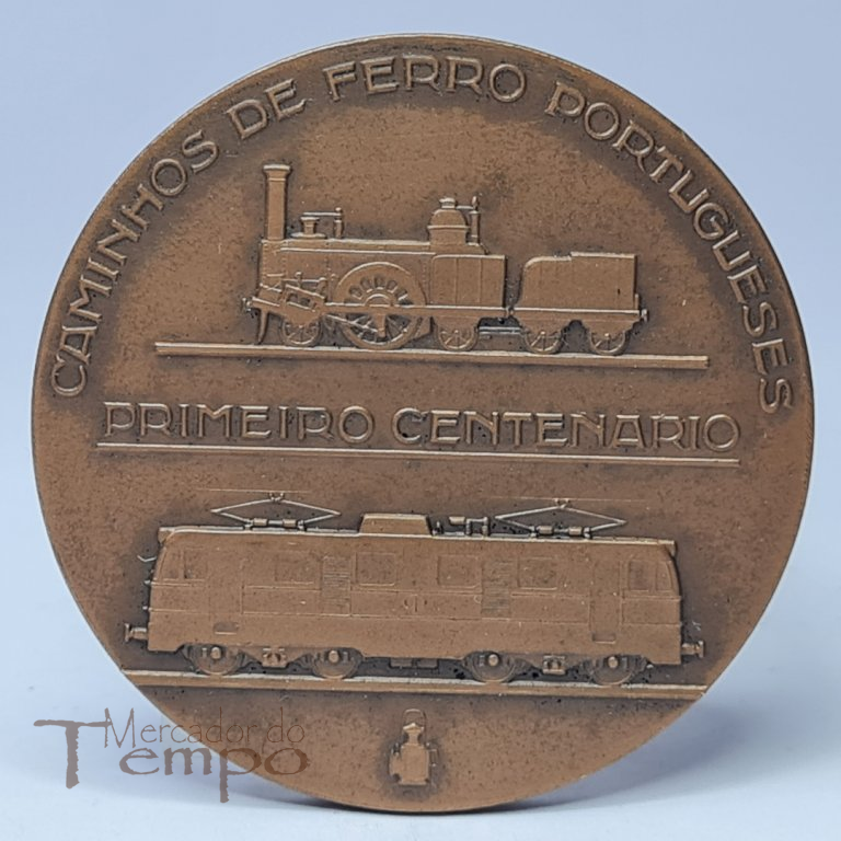 Medalha Primeiro Centenário dos Caminhos de Ferro Portugueses 1856 – 1956
