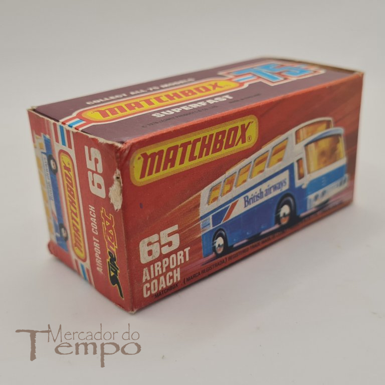 Matchbox Autocarro Airport Coach British Airways #65 caixa original