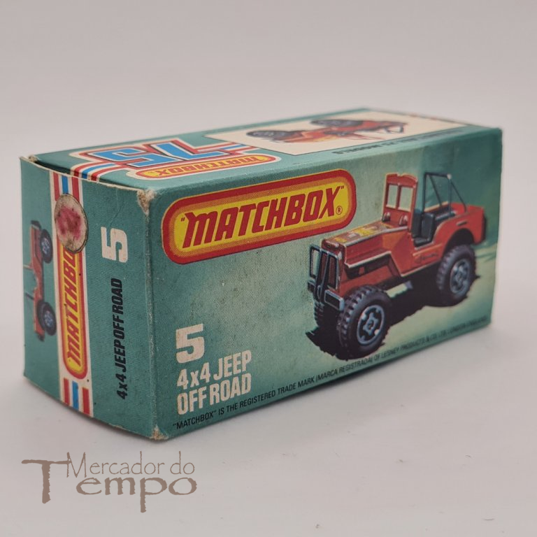Matchbox 4x4 Jeep Offroad #5 com caixa original
