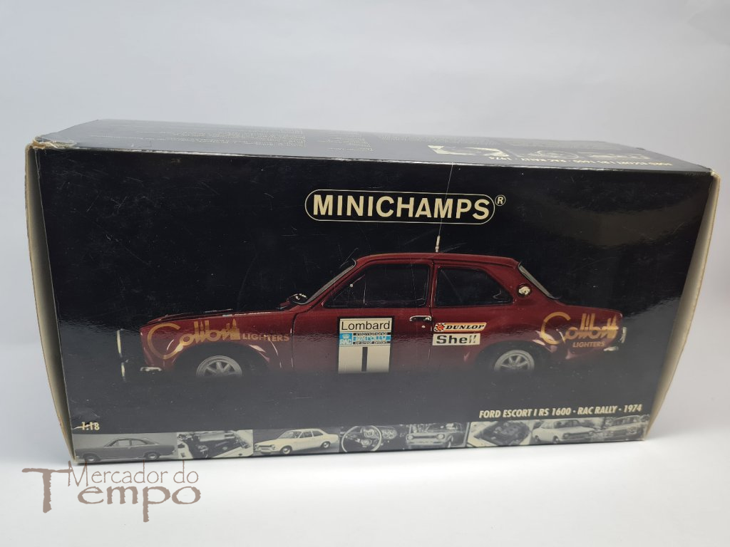 1/18 Minichamps Ford Escort I RS 1600 RAC Rally 1974 Makinen