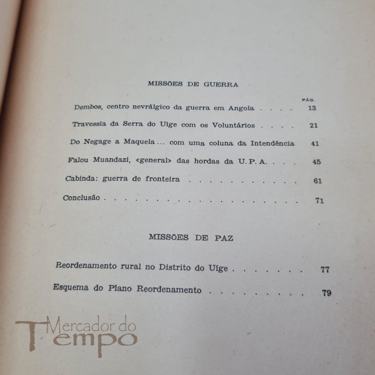 Missões de Guerra e Paz no Norte de Angola, Fernando Laidley, 1964