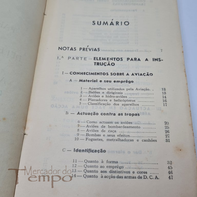 Instrução de defesa contra aviões e forças aerotransportadas, 1950.