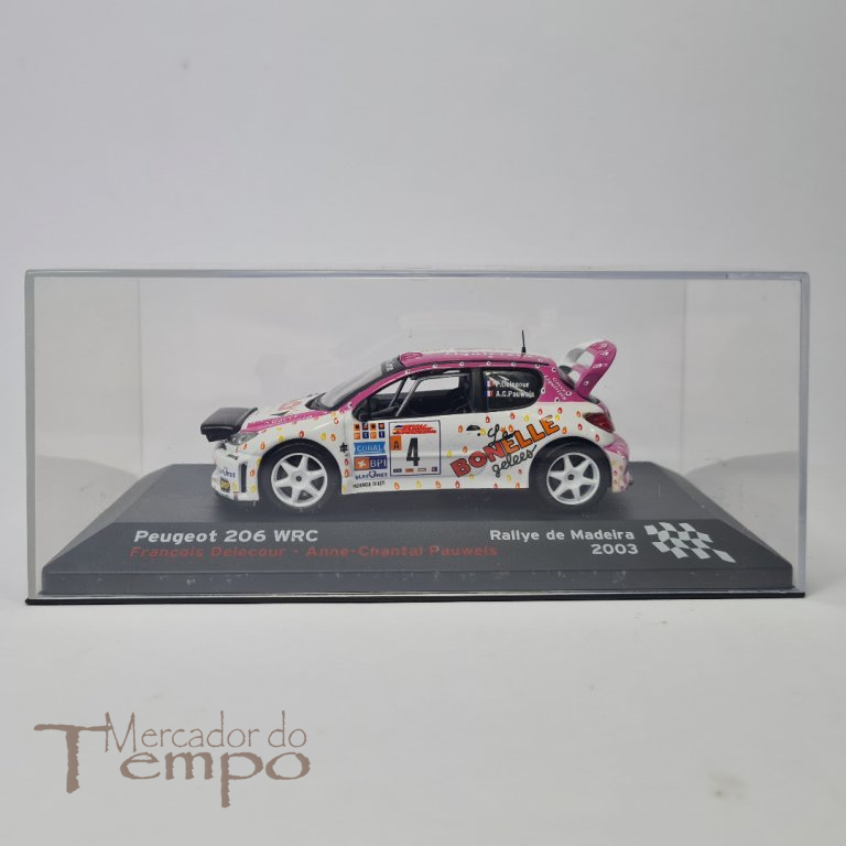 Miniatura 1/43 Altaya Rallye da Madeira 2003 Peugeot 206 WRC