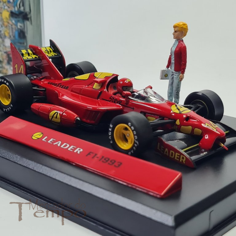 Miniatura 1/43 Michel Vaillant Leader F1-1993, edições altaya