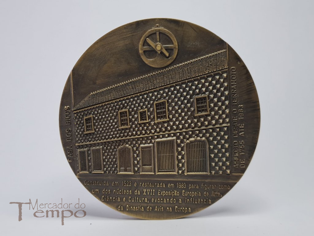 Medalha bronze Casa dos Bicos