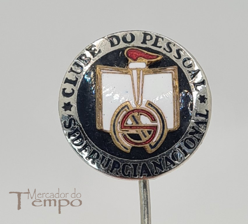 Pin esmaltado Clube do Pessoal de da Siderurgia Nacional.