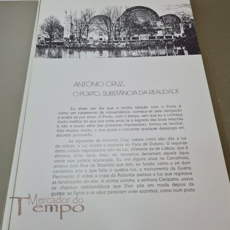 António Cruz - O Pintor e a Cidade, texto de Agustina Bessa Luis