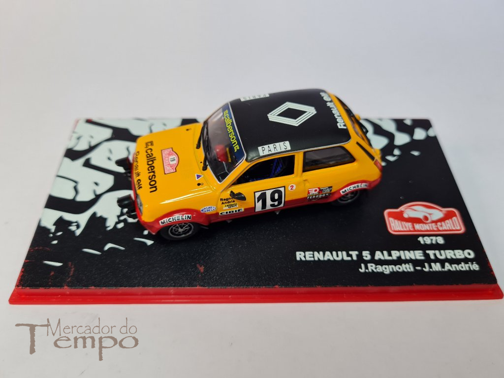 1/43 Altaya Rallye Monte-Carlo Renault 5 Alpine Turbo 1978