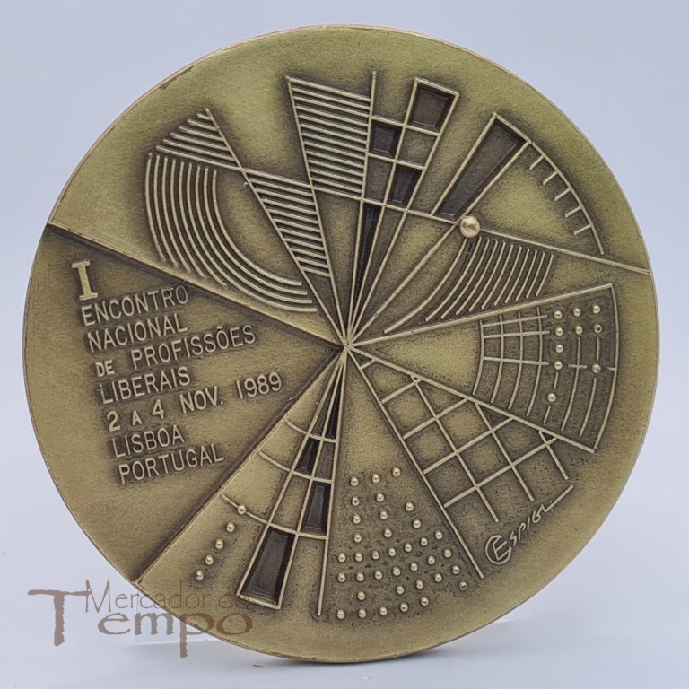 Medalha bronze, I encontro Nacional de Profissões Liberais, 1989 Espiga Pinto