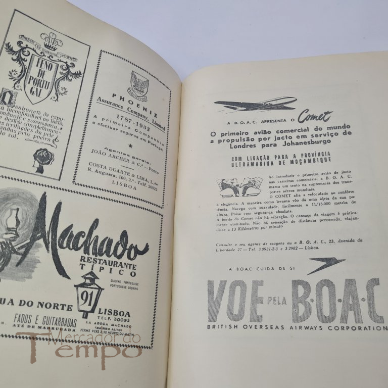 Festas Populares de Lisboa programa oficial 1952