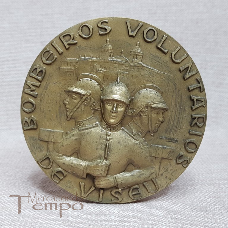 Medalha bronze Bombeiros Voluntários de Viseu