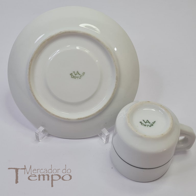 Chávena café porcelana Vista Alegre 1947-68 da S.G.(Sociedade Geral)